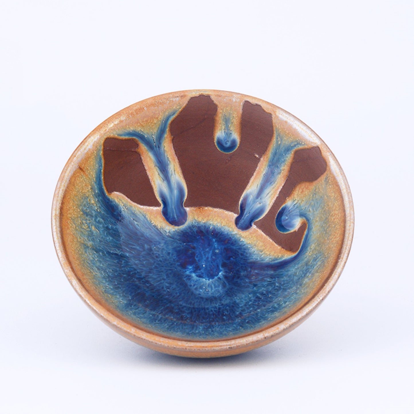 Jianzhan Tenmoku Tea Cup Named Arhat Handmade by Tianmu Glaze Best Gift for Kung Fu Tea Ceremony Yoga and Meditation as Master Tea Bow