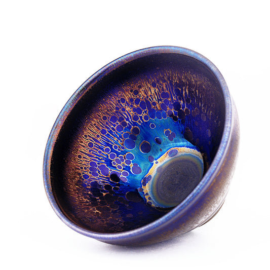 Jianzhan Tenmoku Tea Cup Named Superme Handmade by Tianmu Glaze Best Gift for Kung Fu Tea Ceremony as Master Tea Bow