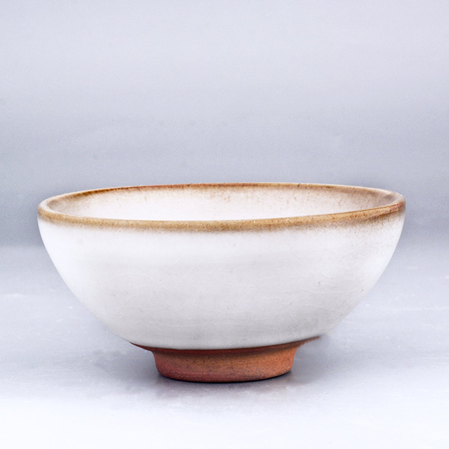 Jianzhan Tenmoku Tea Cup Named White Shell Handmade by Tianmu Glaze Best Gift for Kung Fu Tea Ceremony Yoga and Meditation as Master Tea Bow