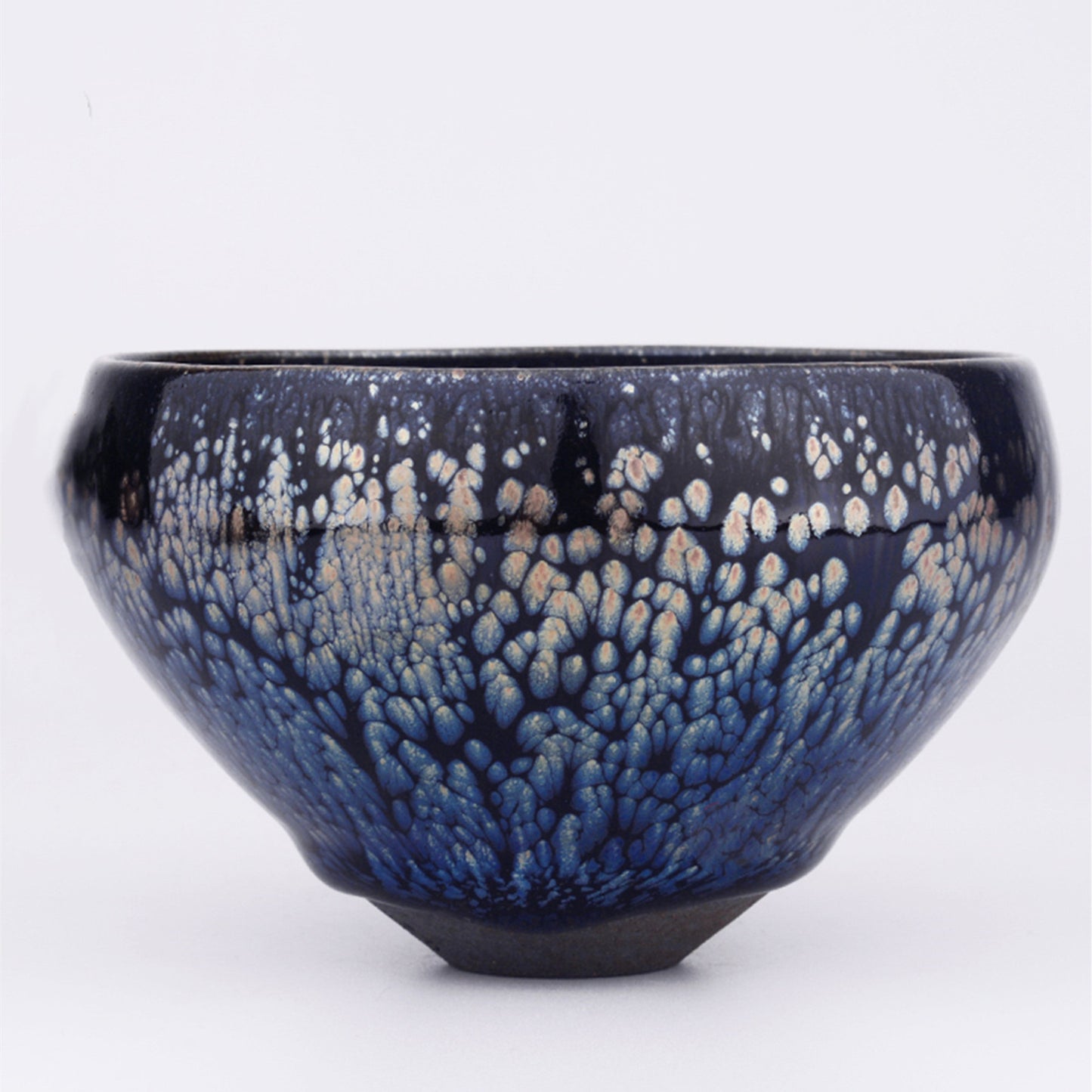 Jianzhan Tenmoku Tea Cup Named Dragon Scales Handmade by Tianmu Glaze Best Gift for Kung Fu Tea Ceremony Yoga and Meditation as Master Tea Bow